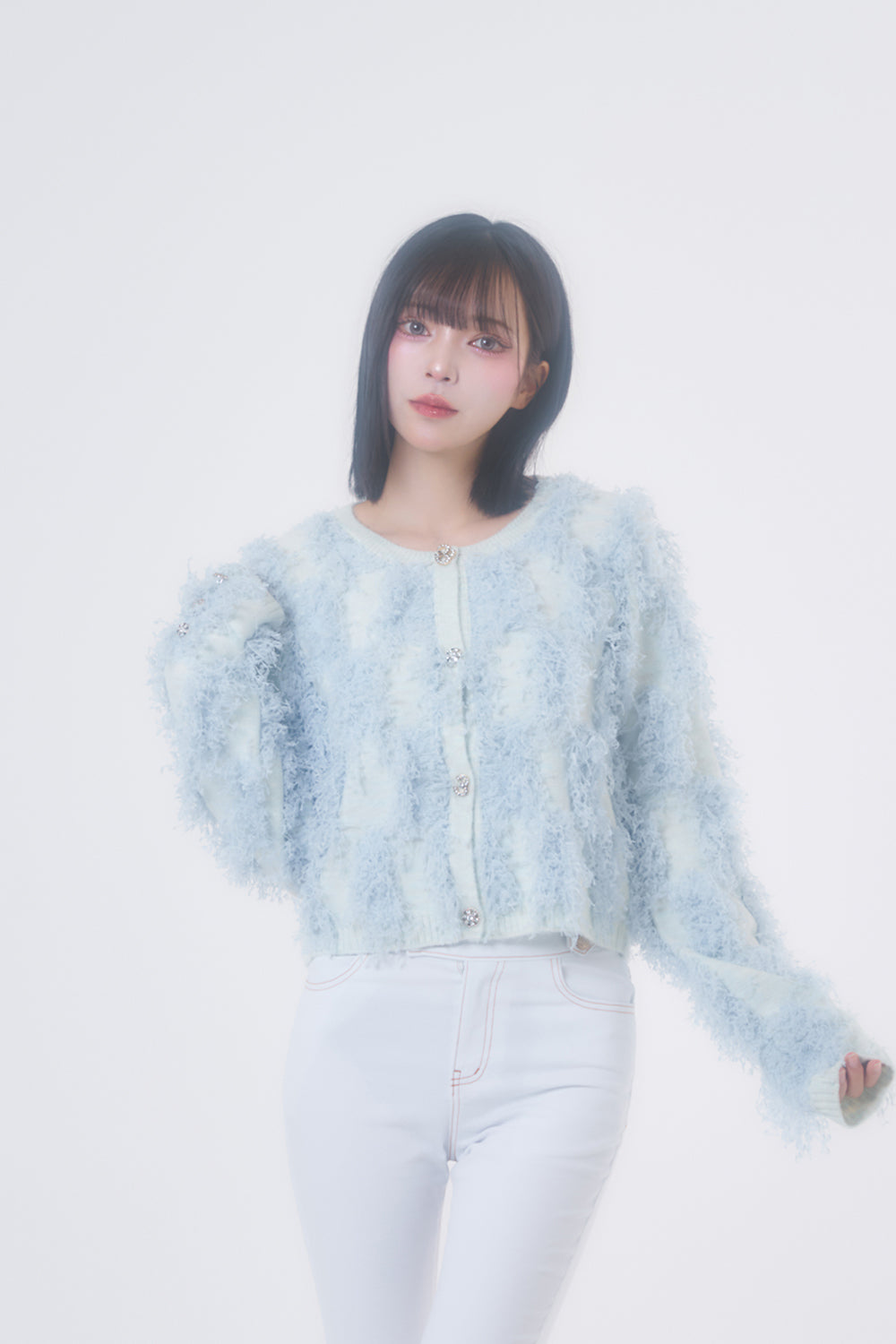 BELEARジャガードカーディガン