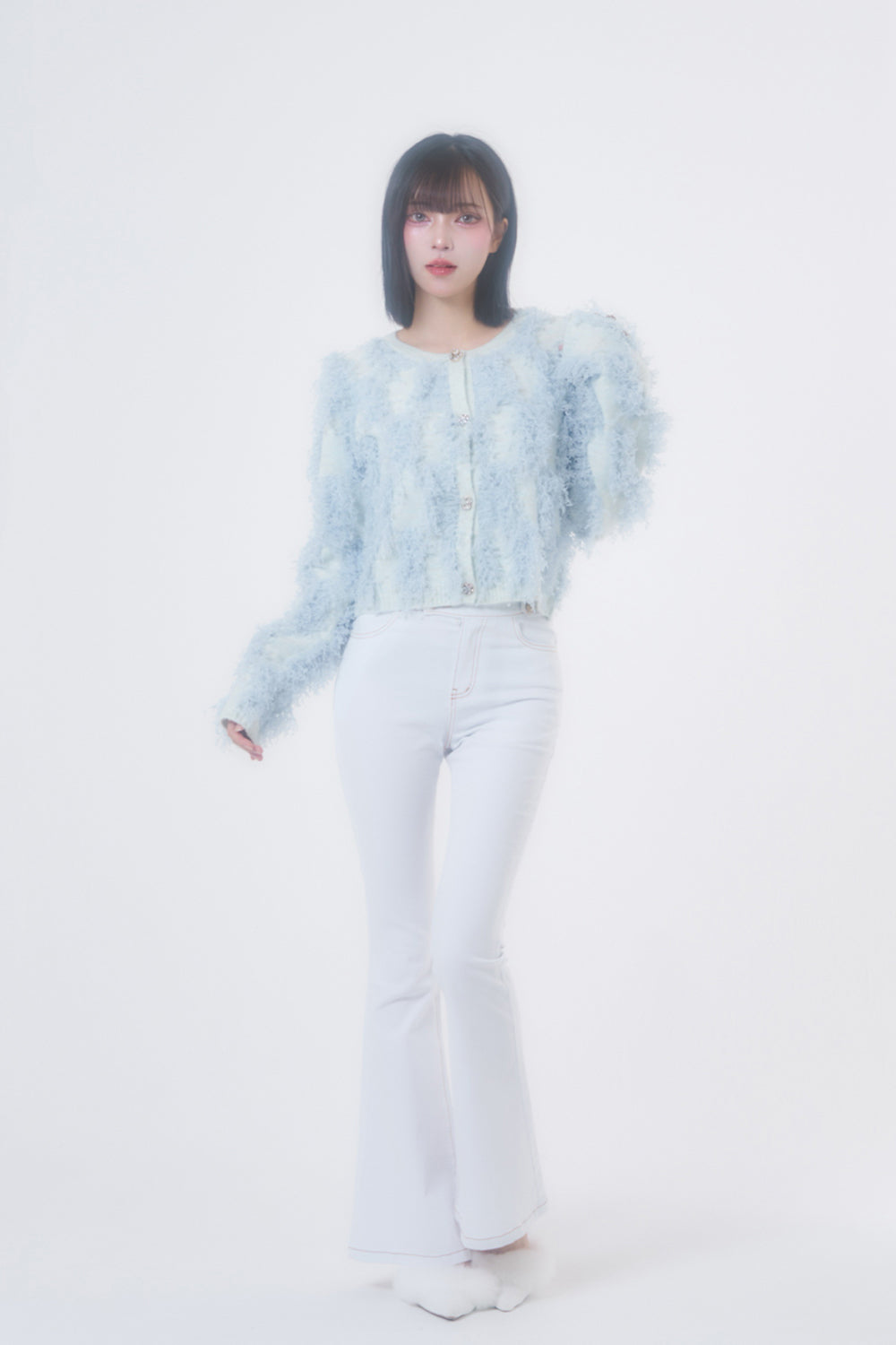 BELEARジャガードカーディガン