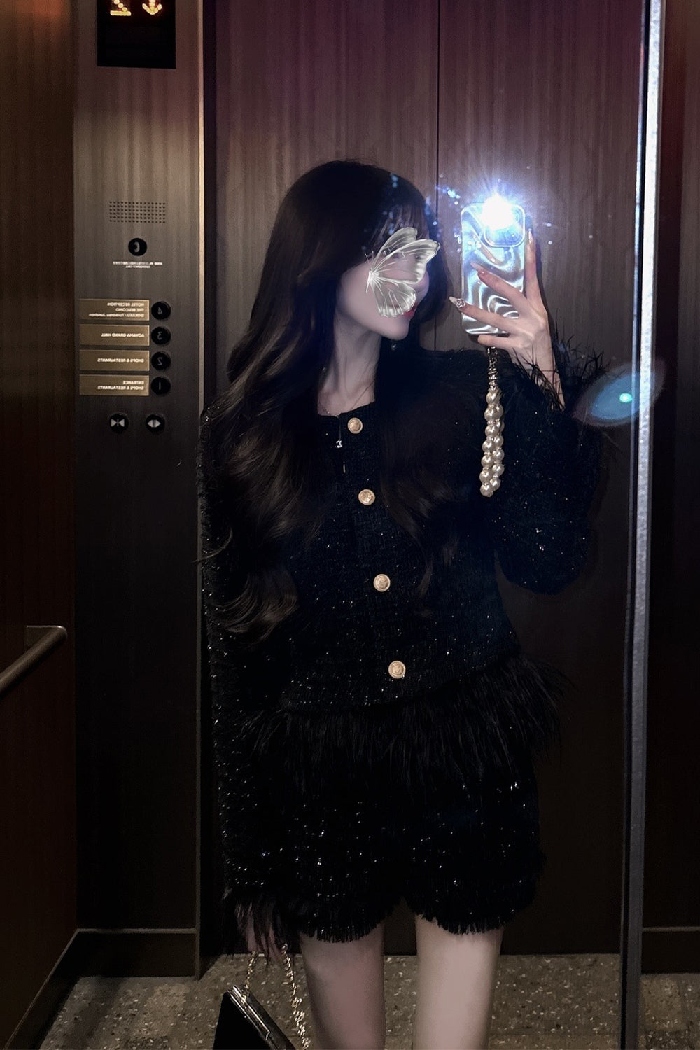 ラメツイードジャケット