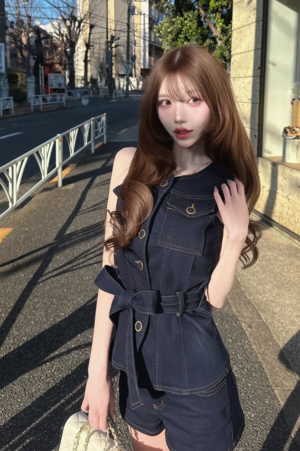2 peace denim tops