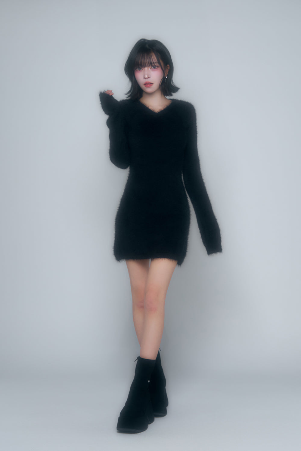 バックオープンミニワンピース