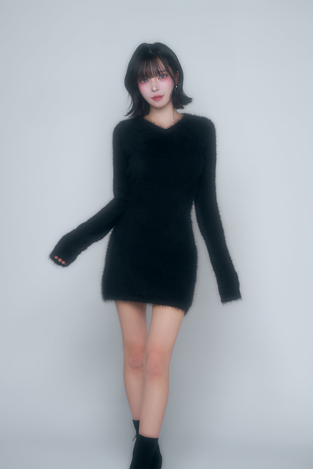 バックオープンミニワンピース