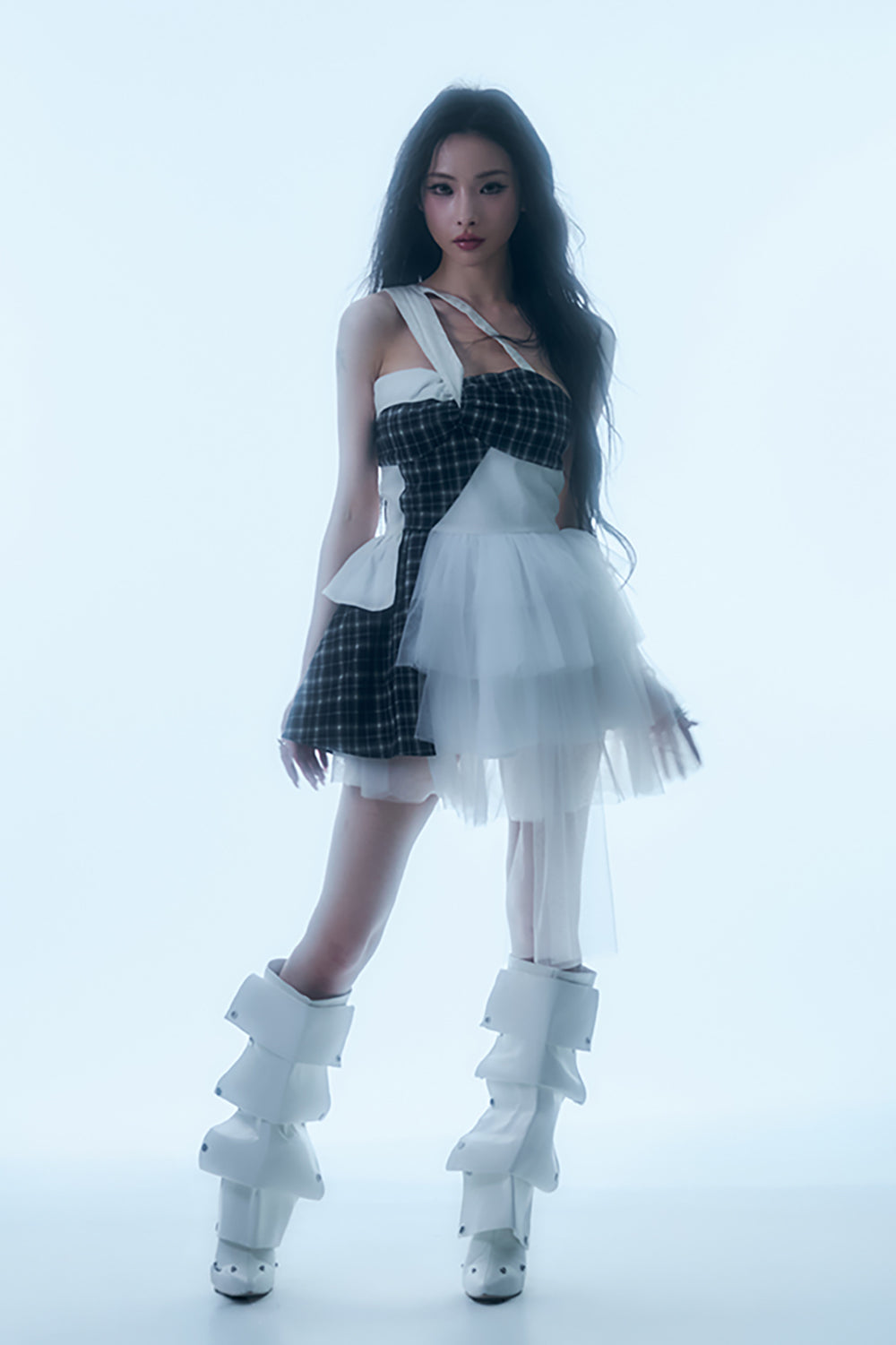 Midnight Tulle Corset Dress