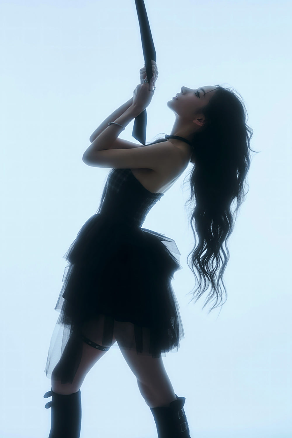 Midnight Tulle Corset Dress