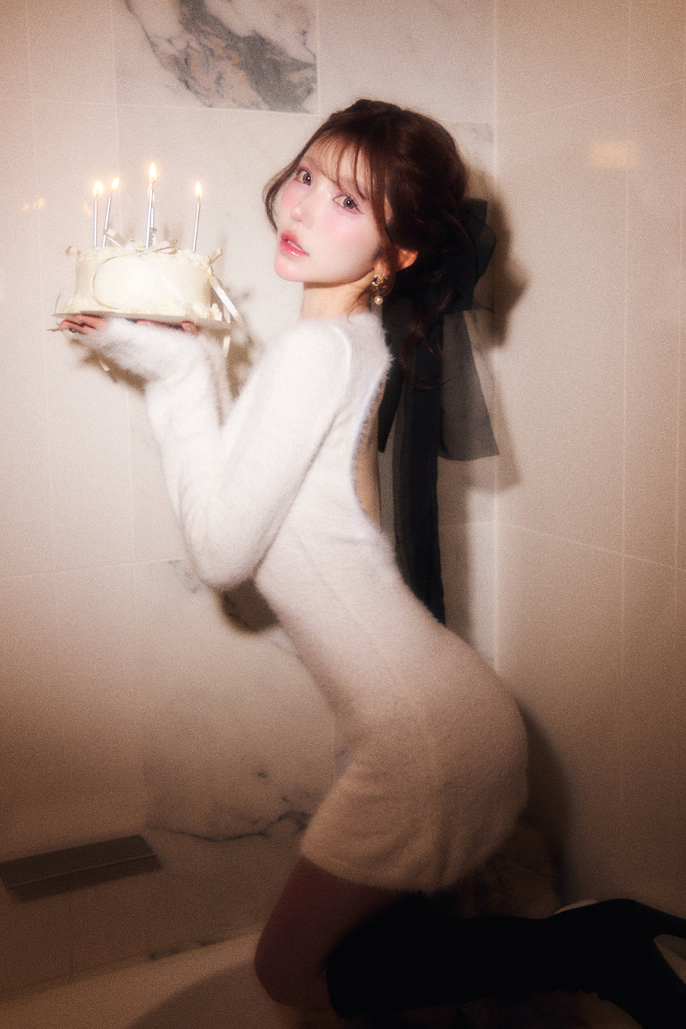 バックオープンミニワンピース