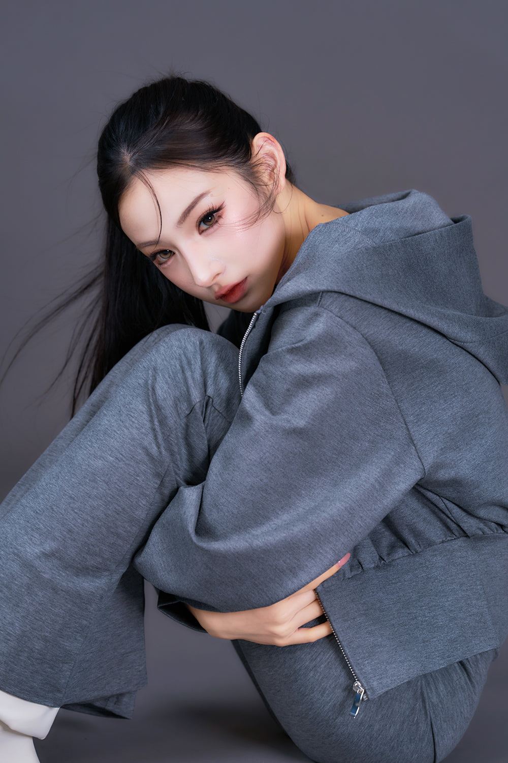 Devil Zip Hoodie Set