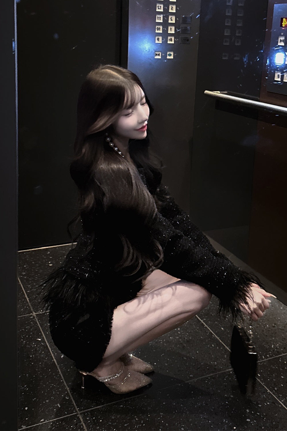 ラメツイードジャケット