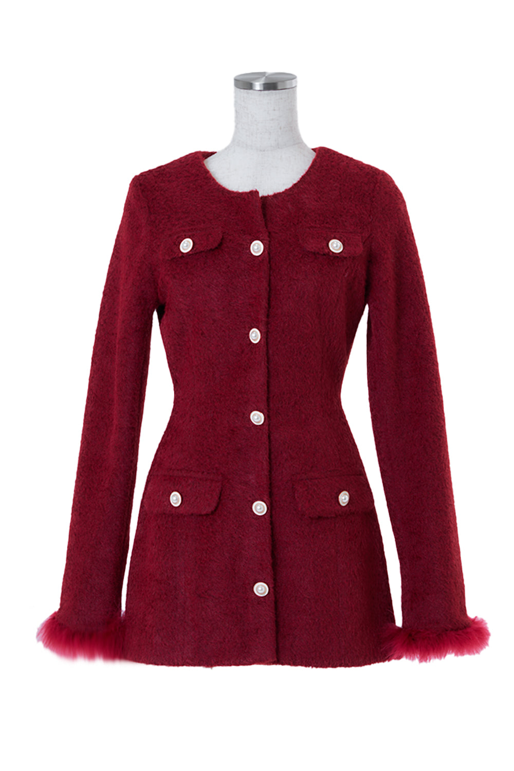 フェザージャケットワンピース