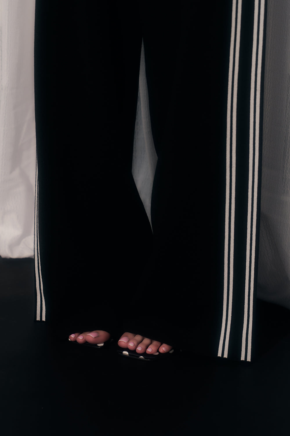 Line Knit Pants