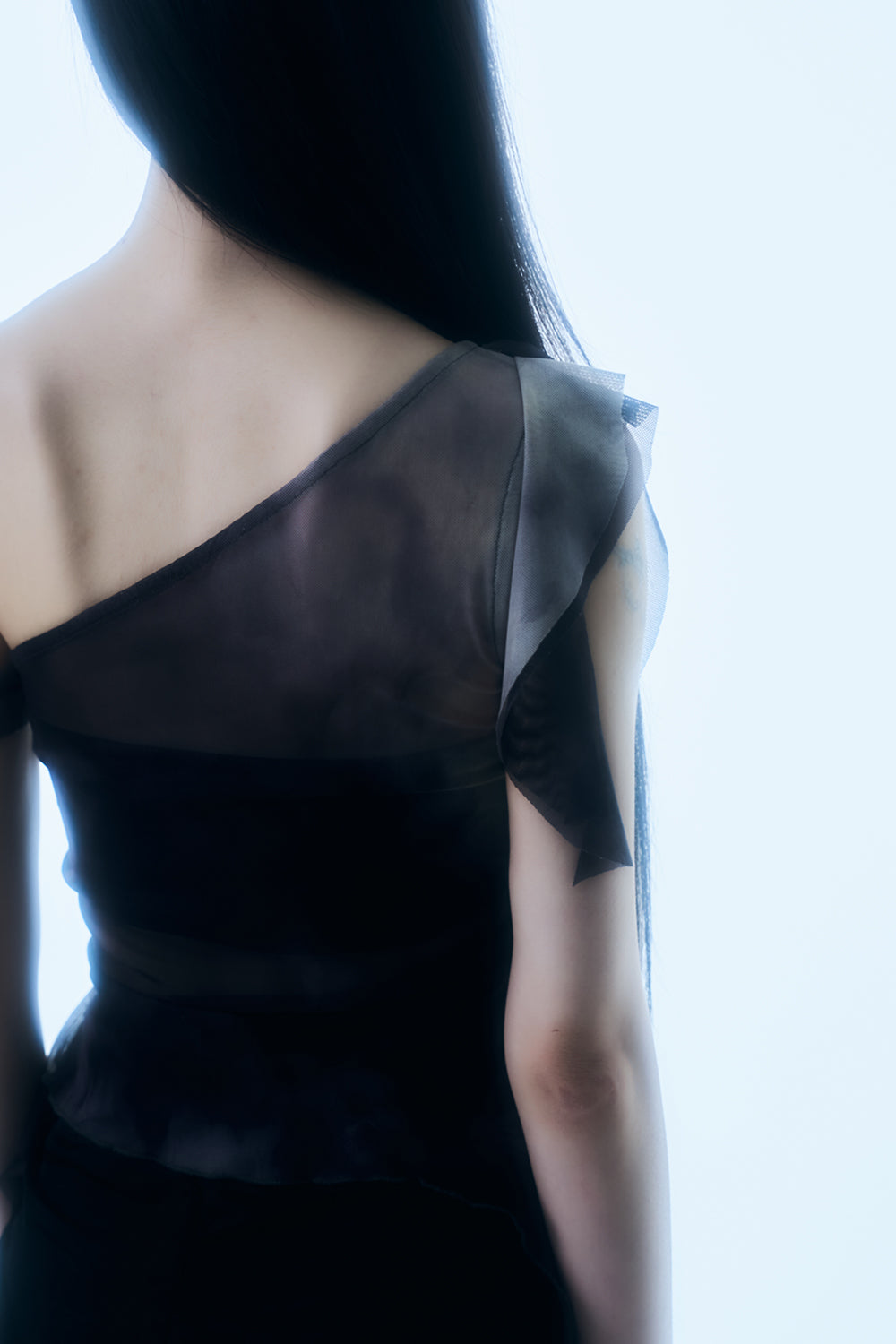 Shadow Fringe Sheer Top