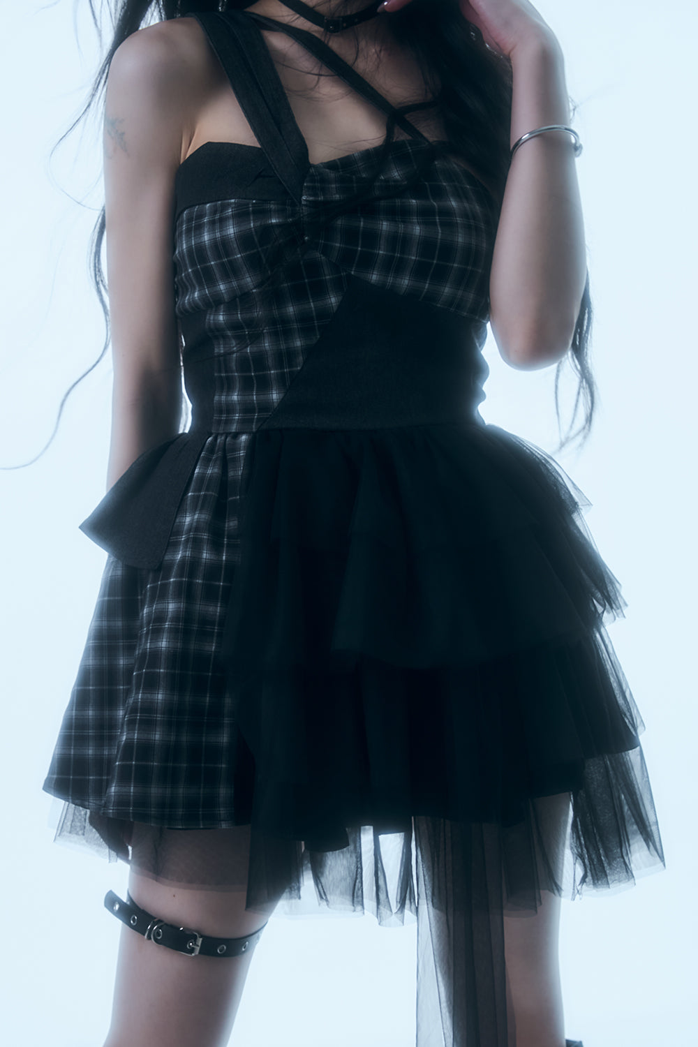 Midnight Tulle Corset Dress