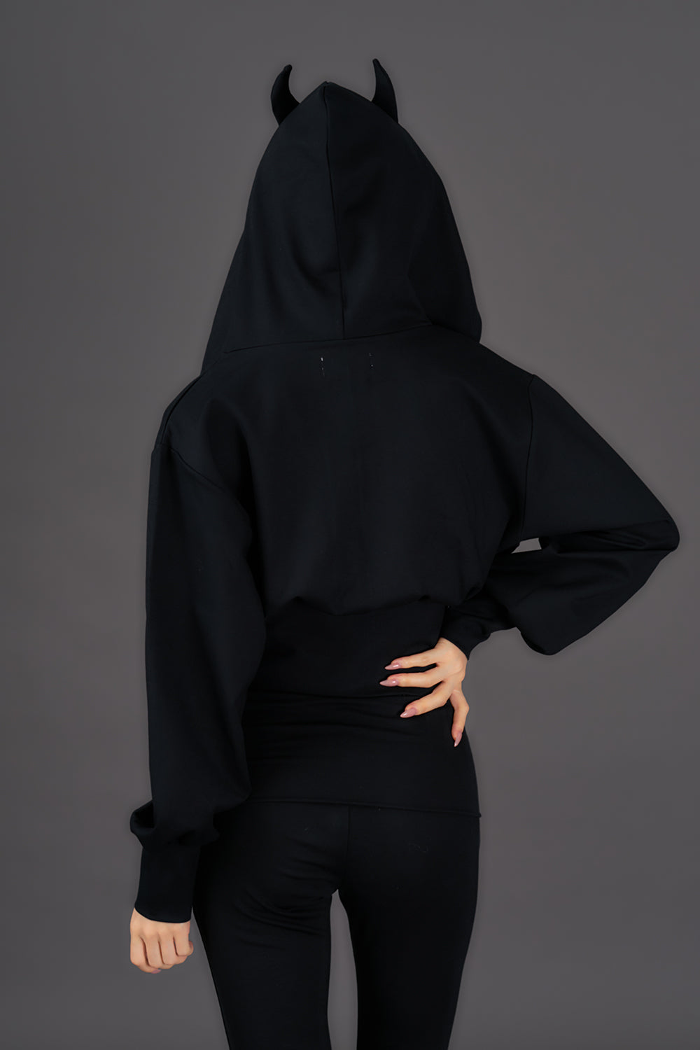 Devil Zip Hoodie Set