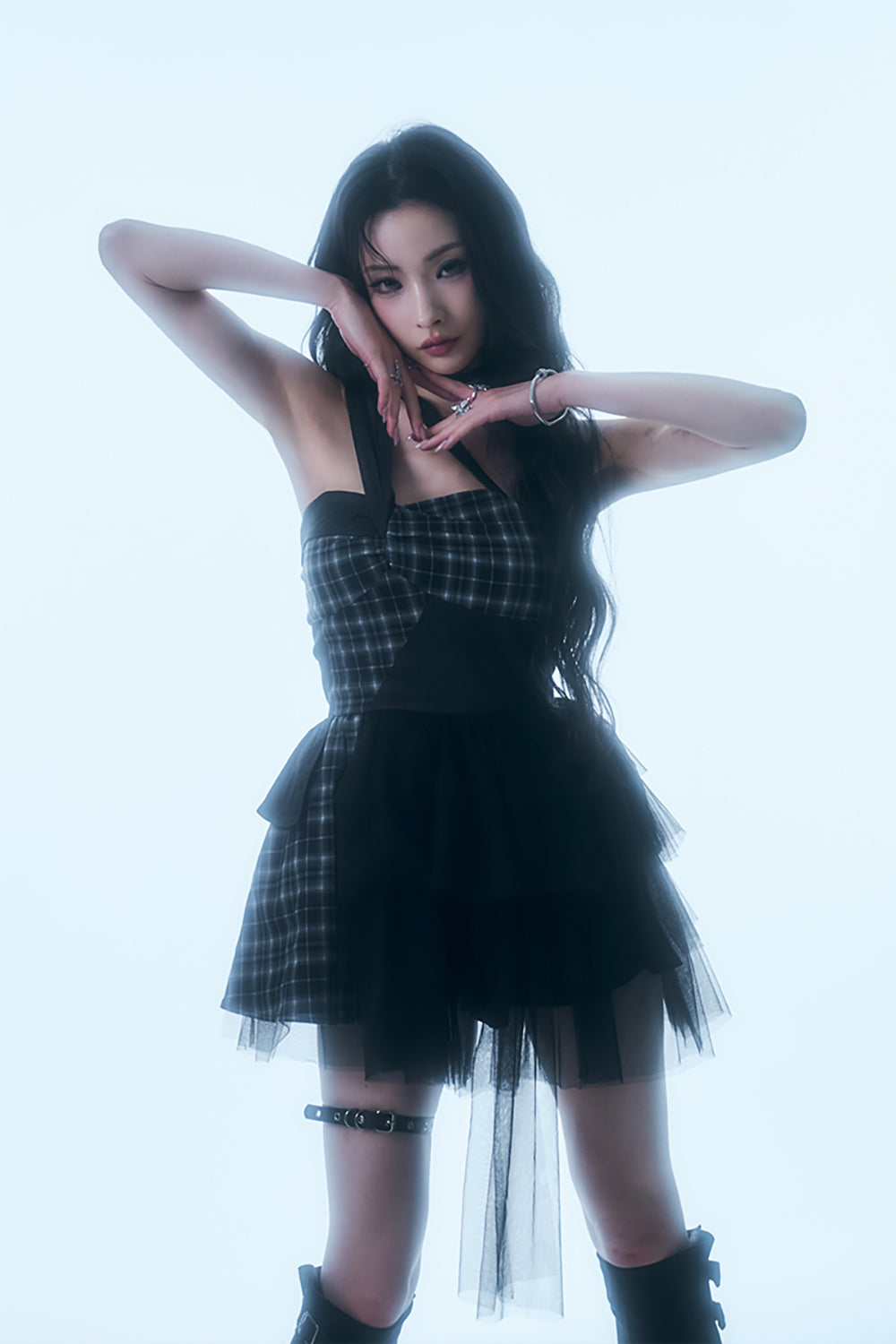 Midnight Tulle Corset Dress
