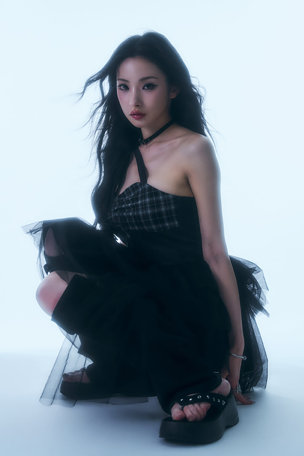 Midnight Tulle Corset Dress
