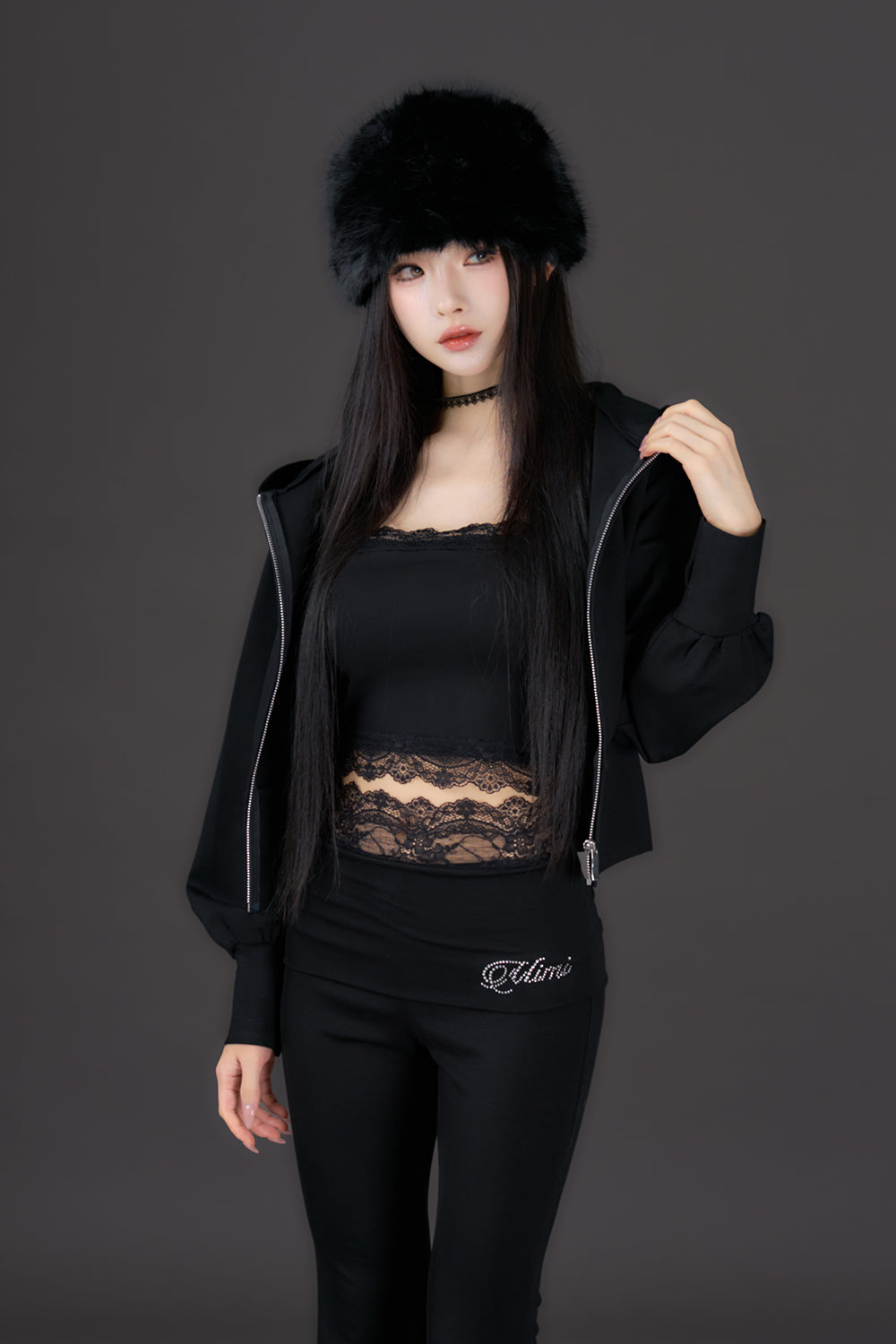 Devil Zip Hoodie Set
