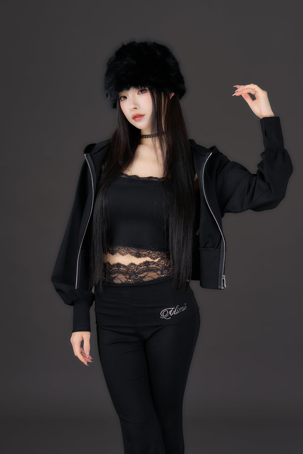 Devil Zip Hoodie Set