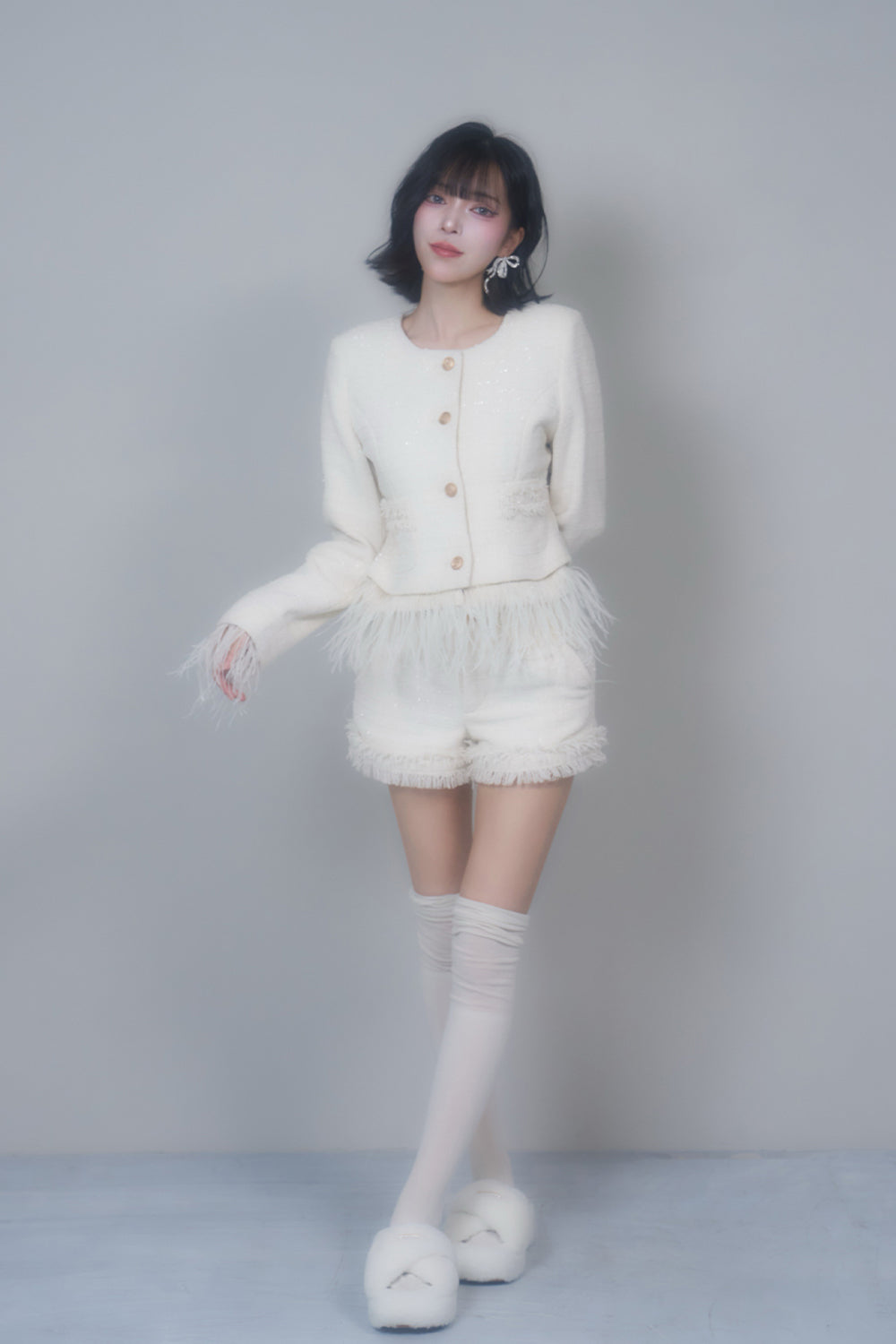 ラメツイードジャケット