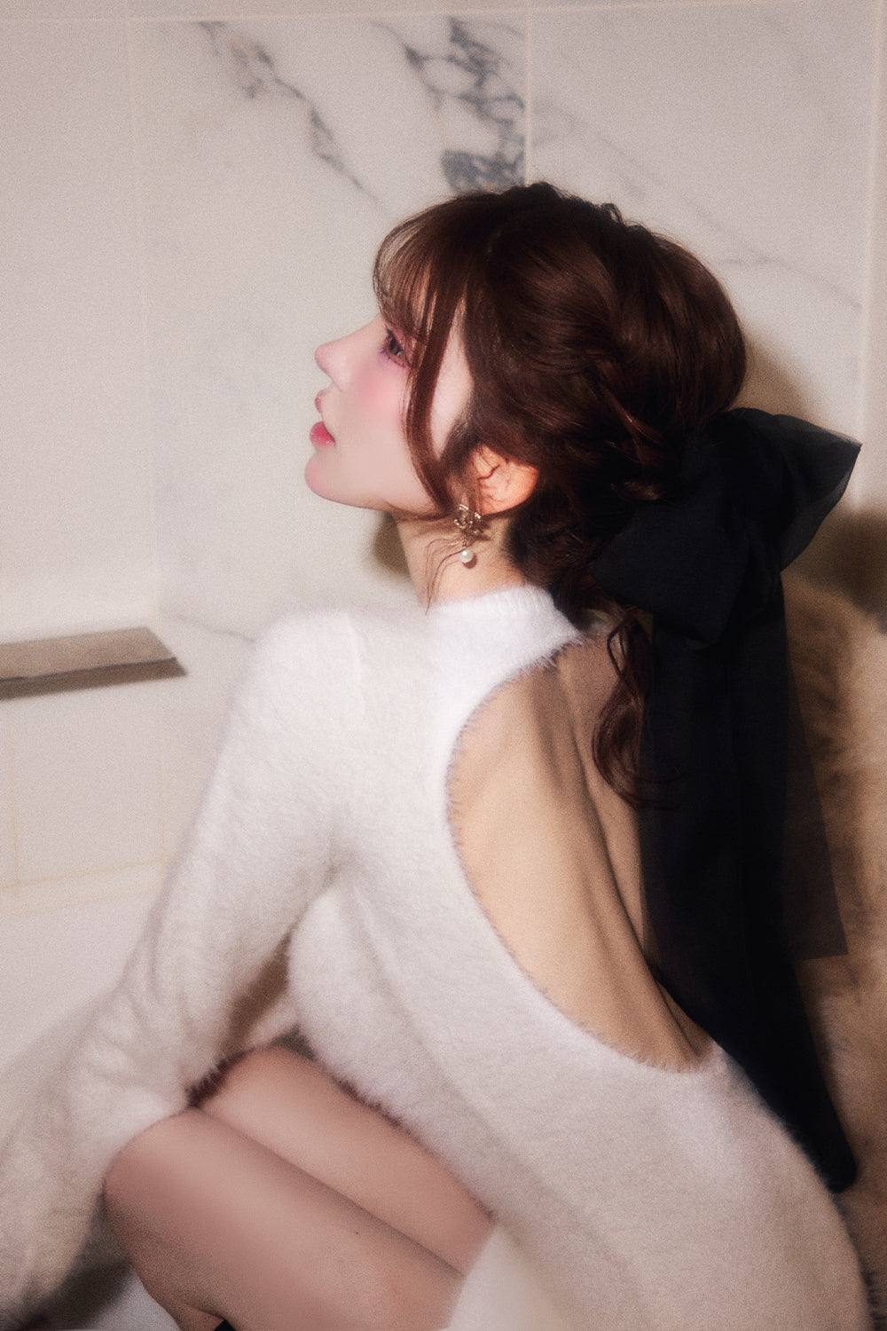 バックオープンミニワンピース