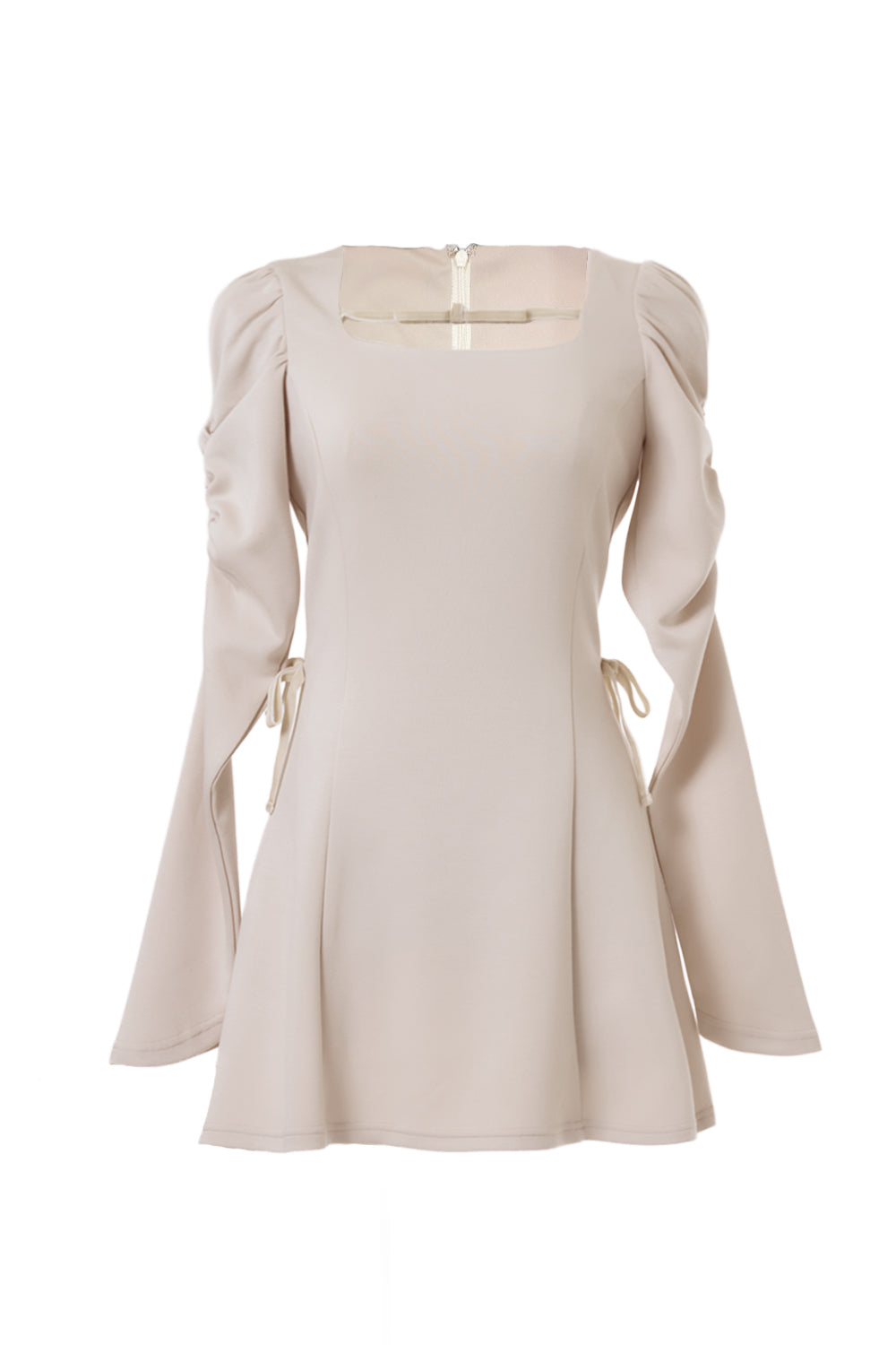 ベロアリボンカットミニワンピース