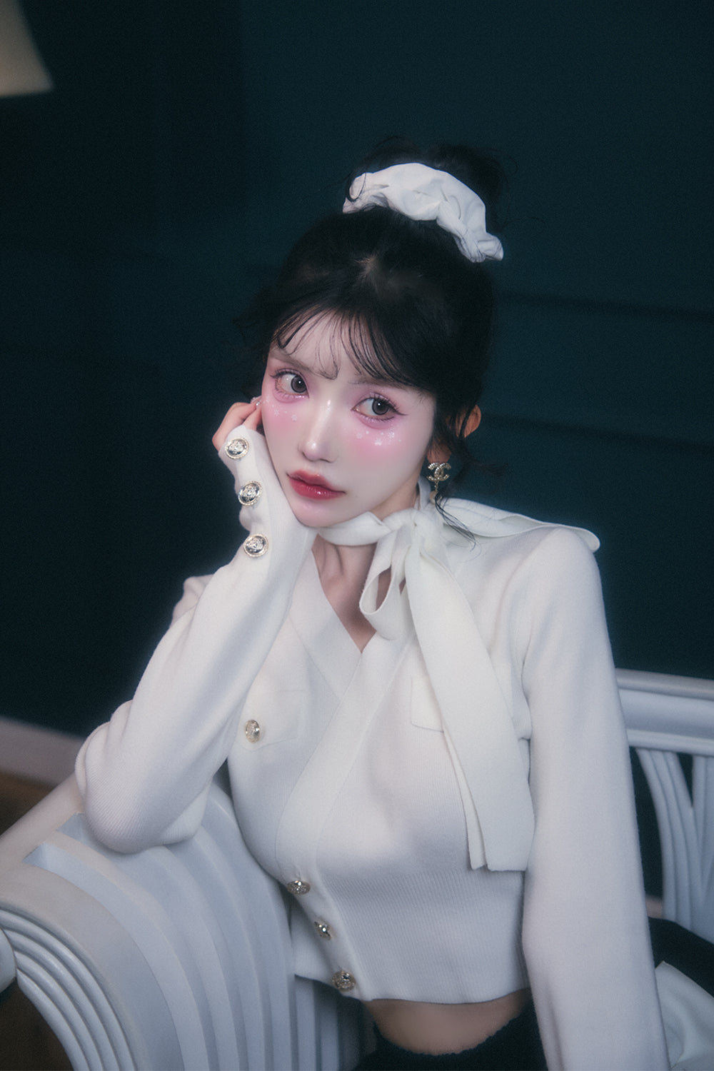 BELEAR MIMI アメスリツイードミニワンピース ネイビー FREE