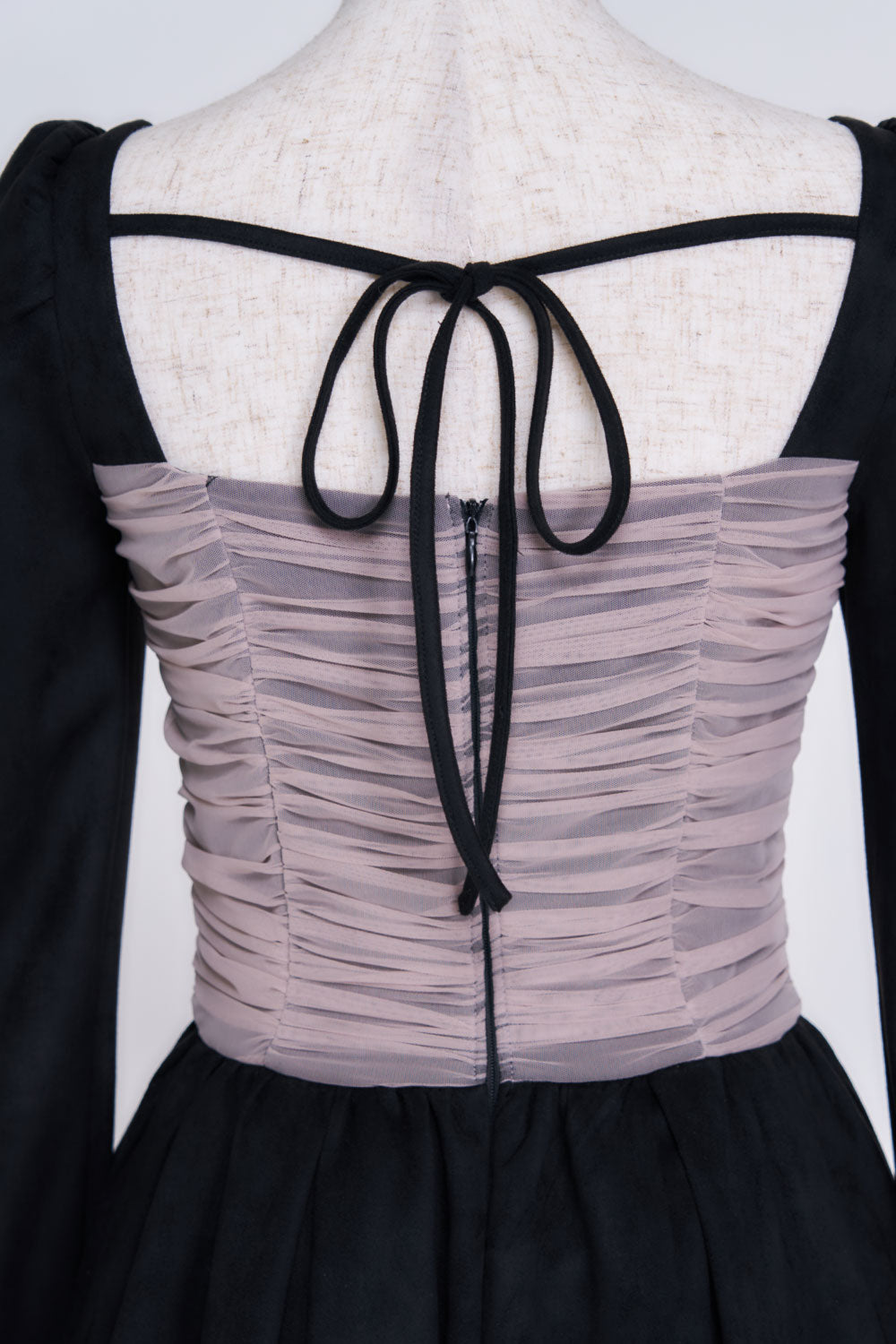 シアードッキングスウェードミニワンピース