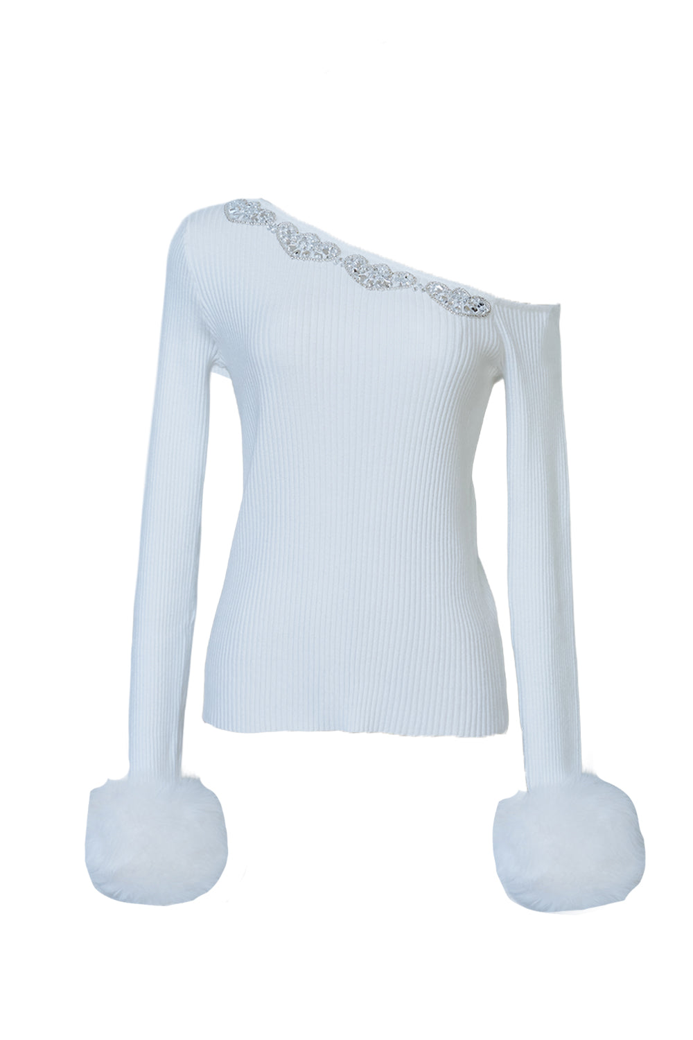 ワンショルビジュートップス