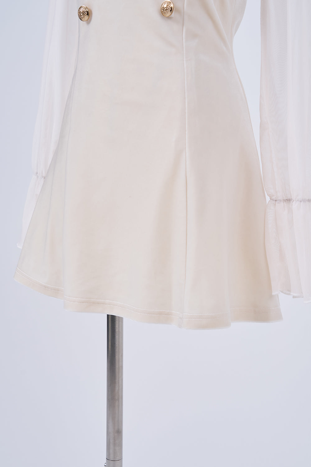 エレガントベロアミニワンピース