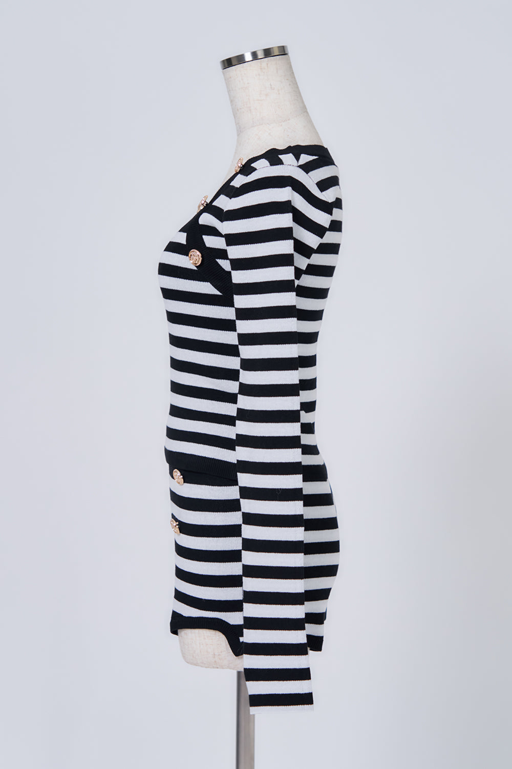 クラシカルボーダーニットセットアップ