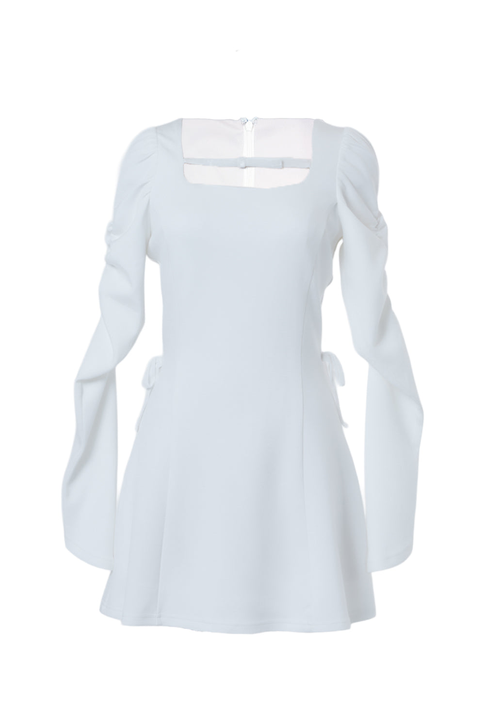 ベロアリボンカットミニワンピース