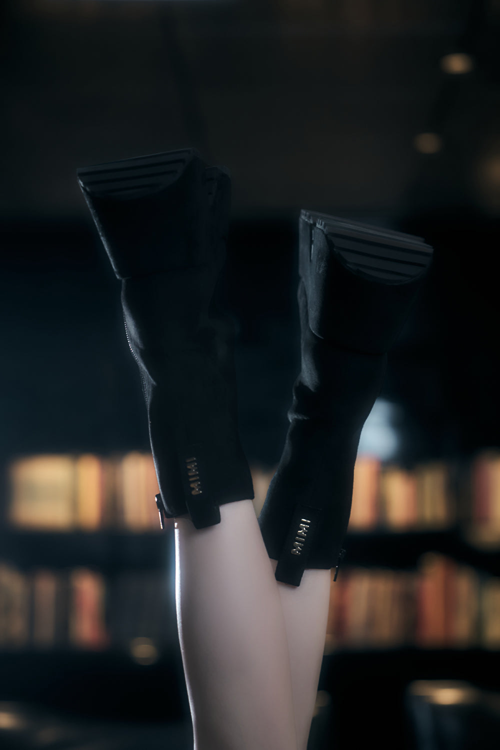 ベルベットショートブーツ