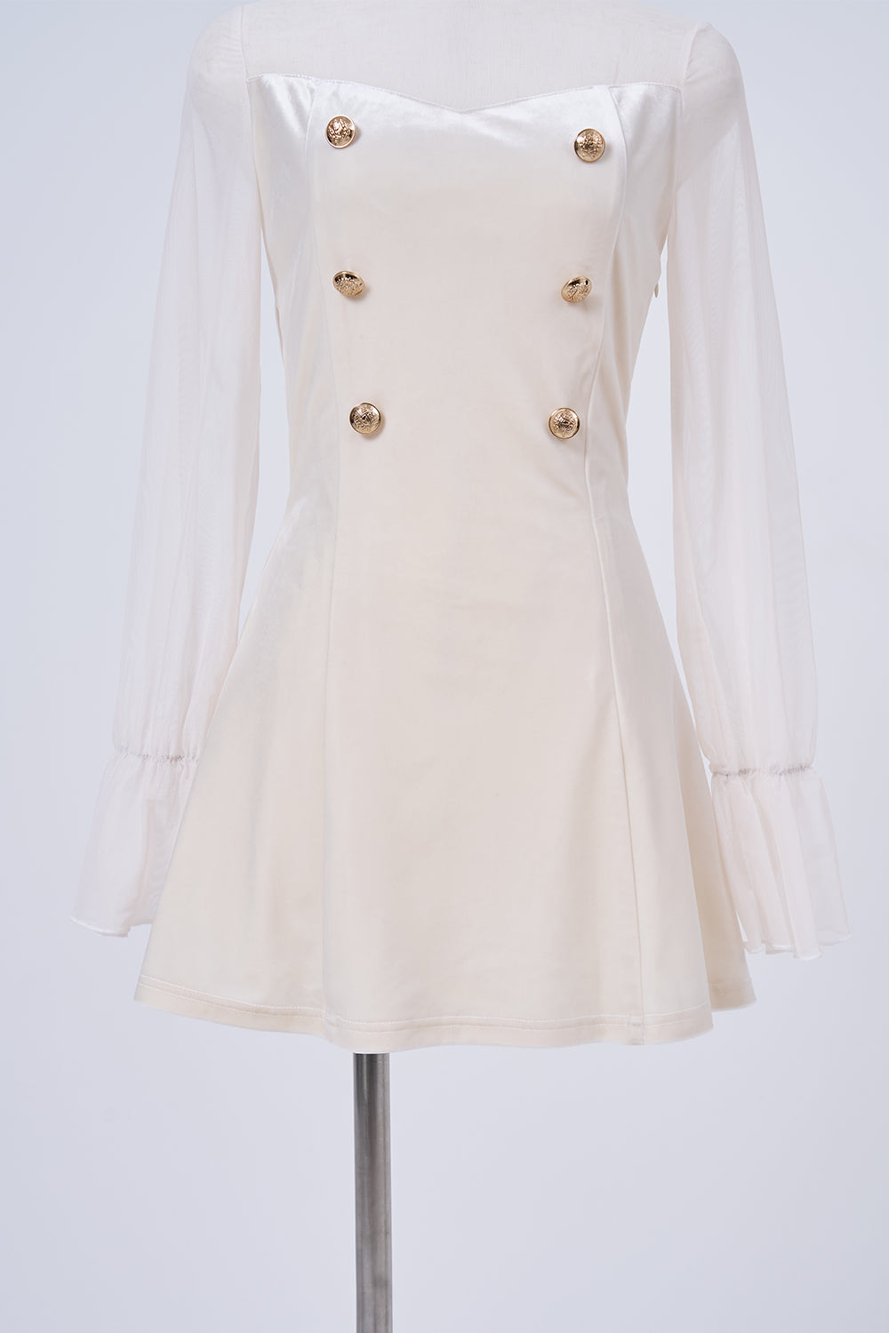 エレガントベロアミニワンピース