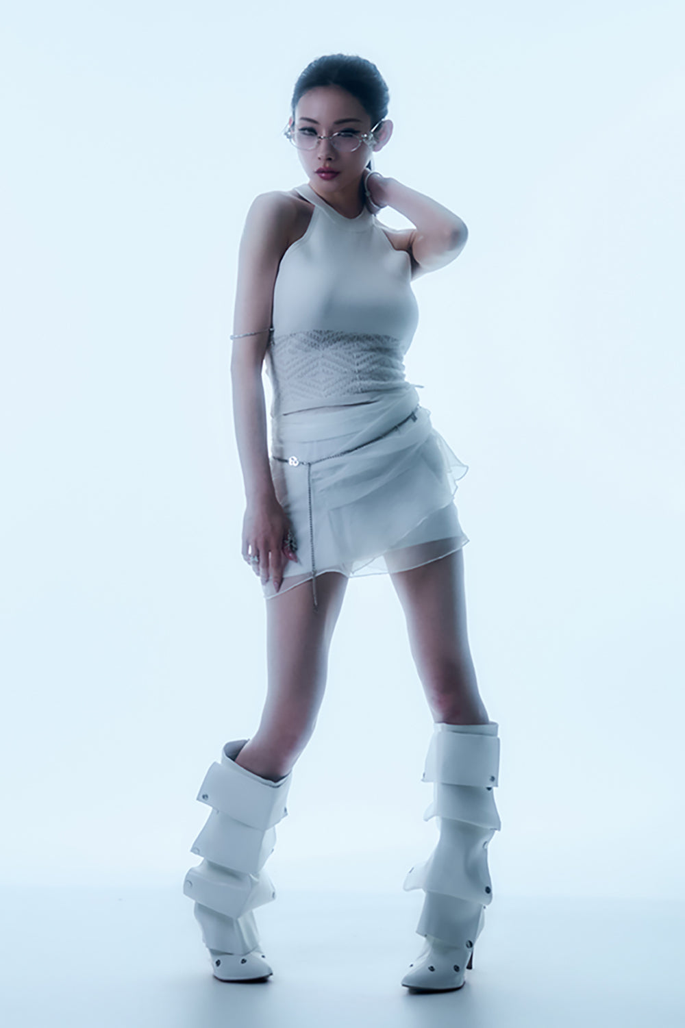 Shadow Sheer Layer Skirt
