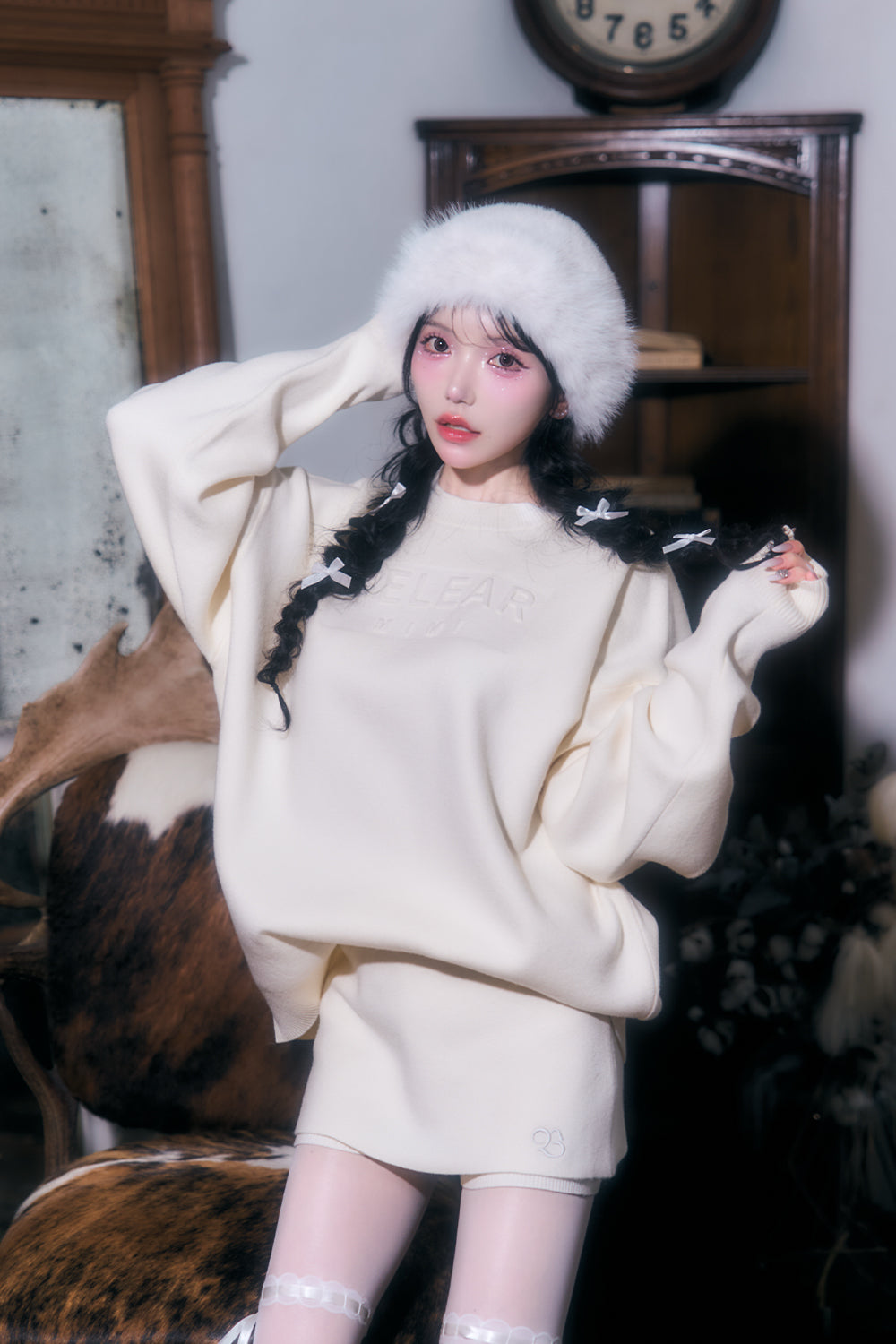 BELEAR MIMI ベリアミミ アメスリリボンニットセットアップ アメスリリボンニットセットアップ