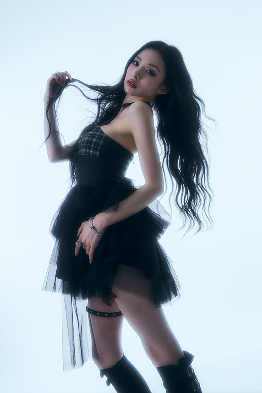 Midnight Tulle Corset Dress