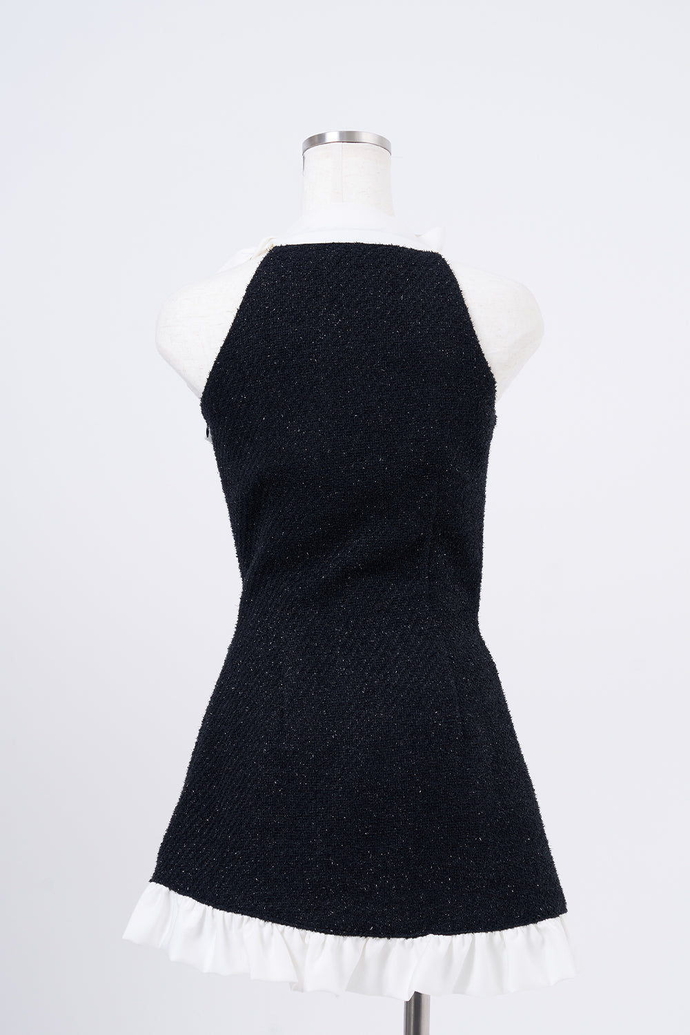 ツイードパールミニワンピース