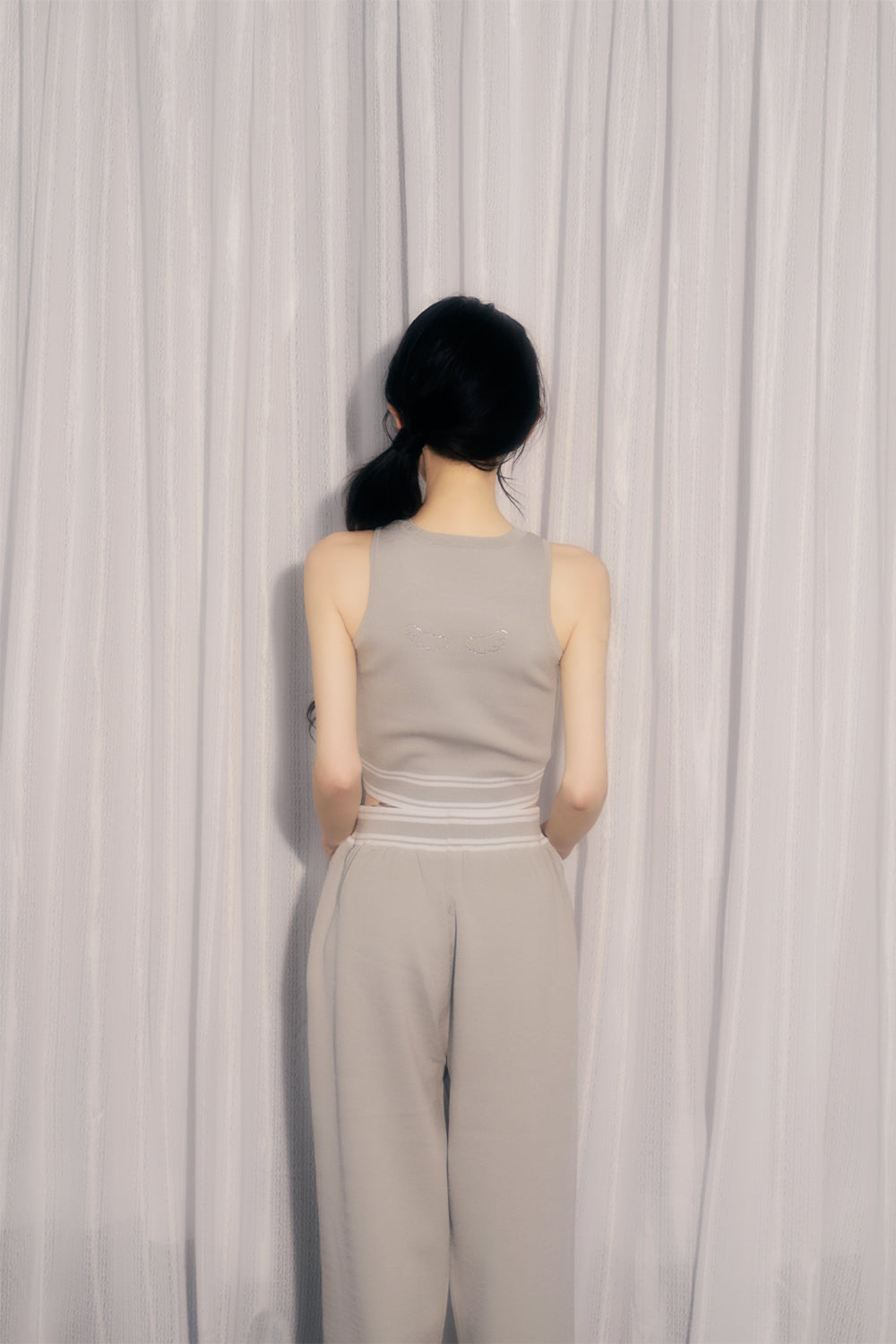 Line Knit Pants
