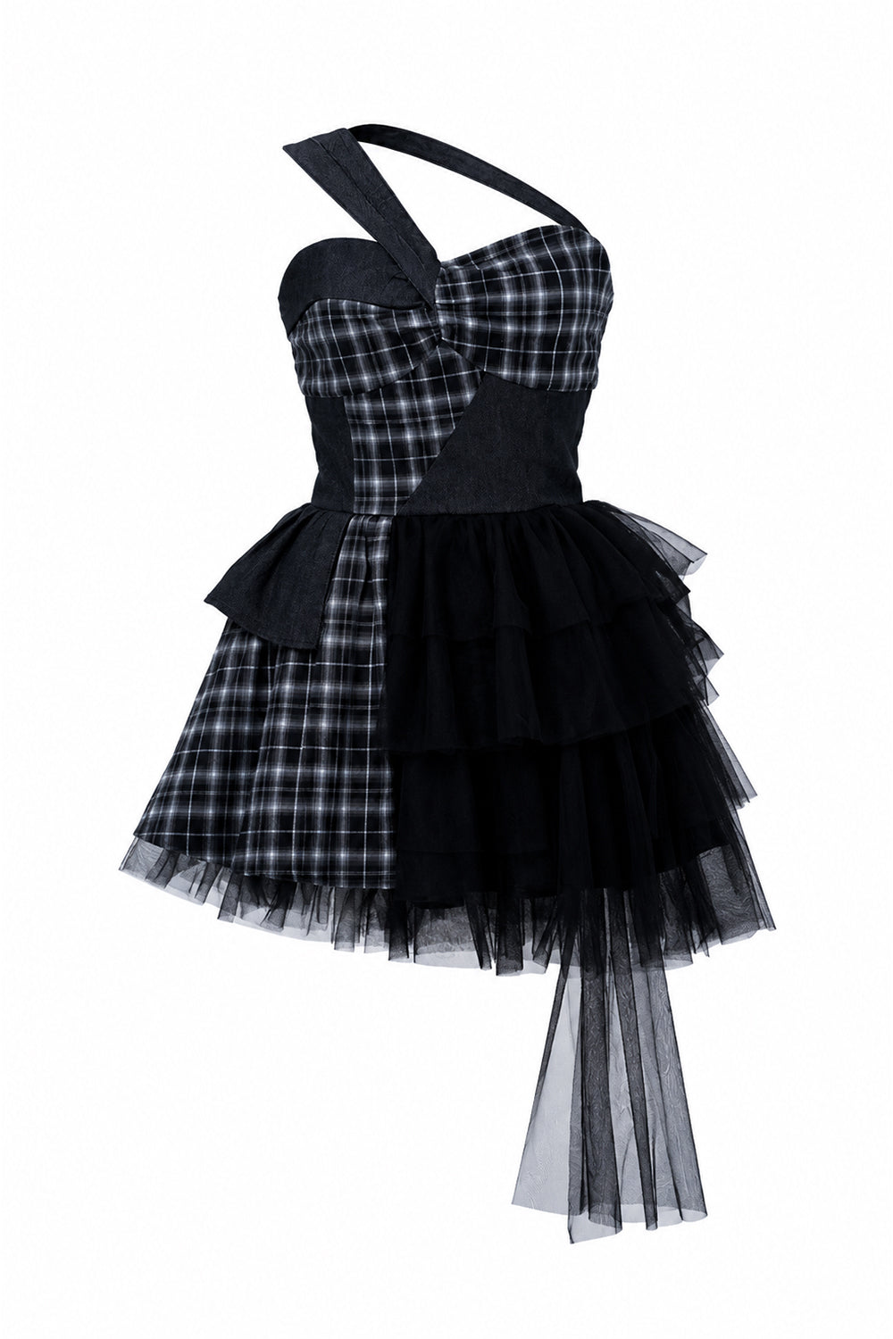 Midnight Tulle Corset Dress
