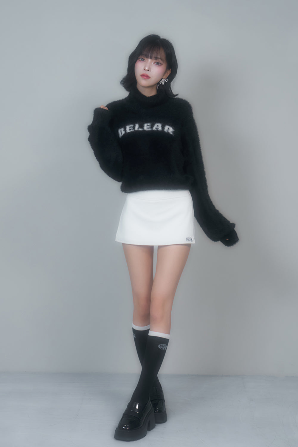 BELEAR タートルニットトップス