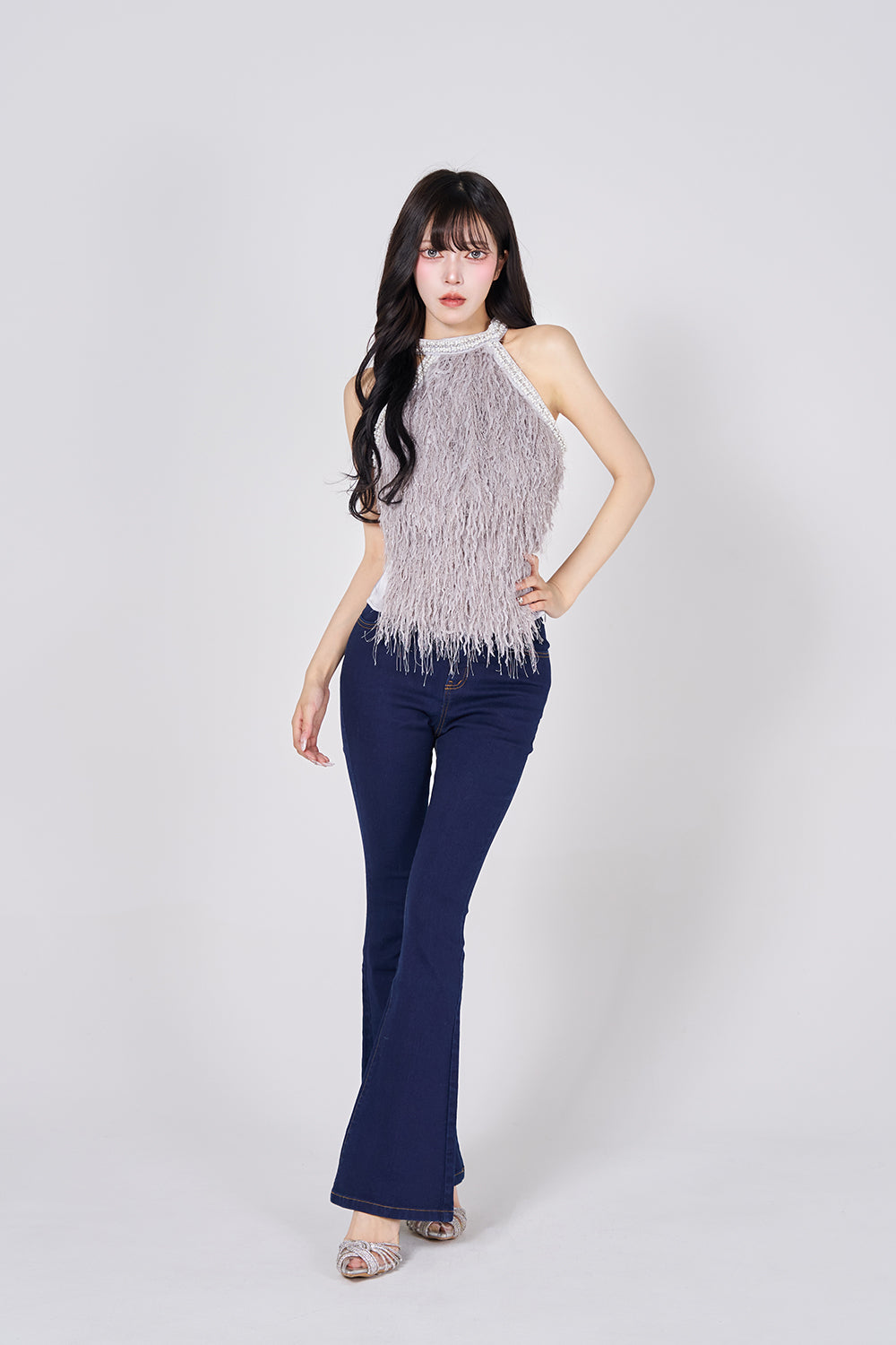 BELEAR MIMI ベリアミミ カラーステッチフレアデニム SS'26 カラーステッチフレアデニムSS'26