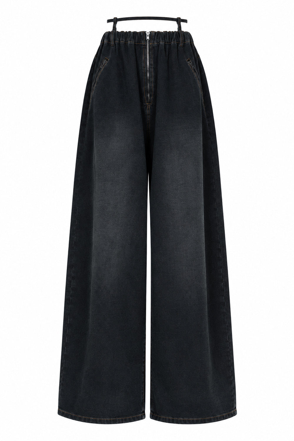 Utility Denim Cargo Pants