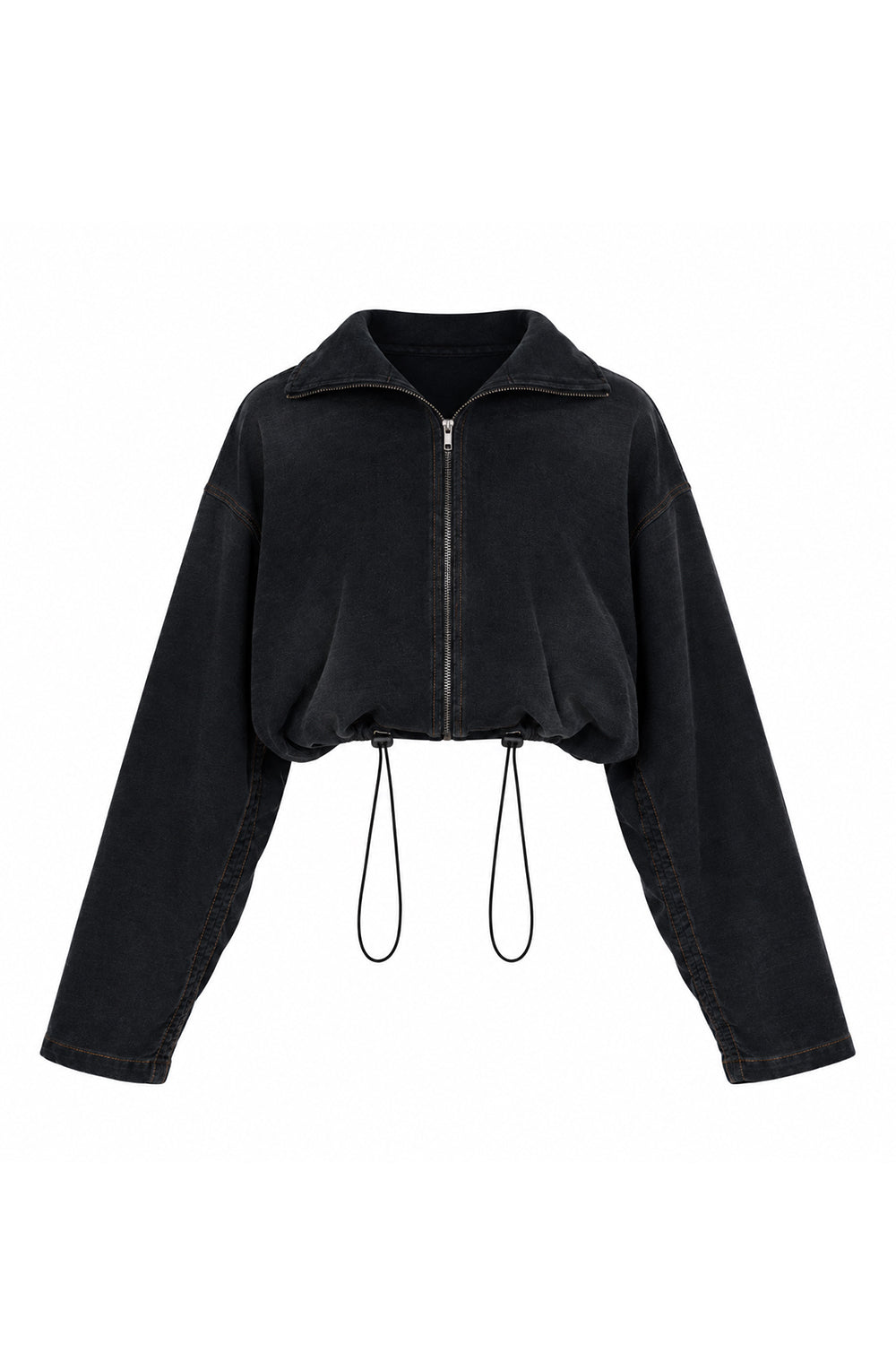 Utility Denim Zip Jacket