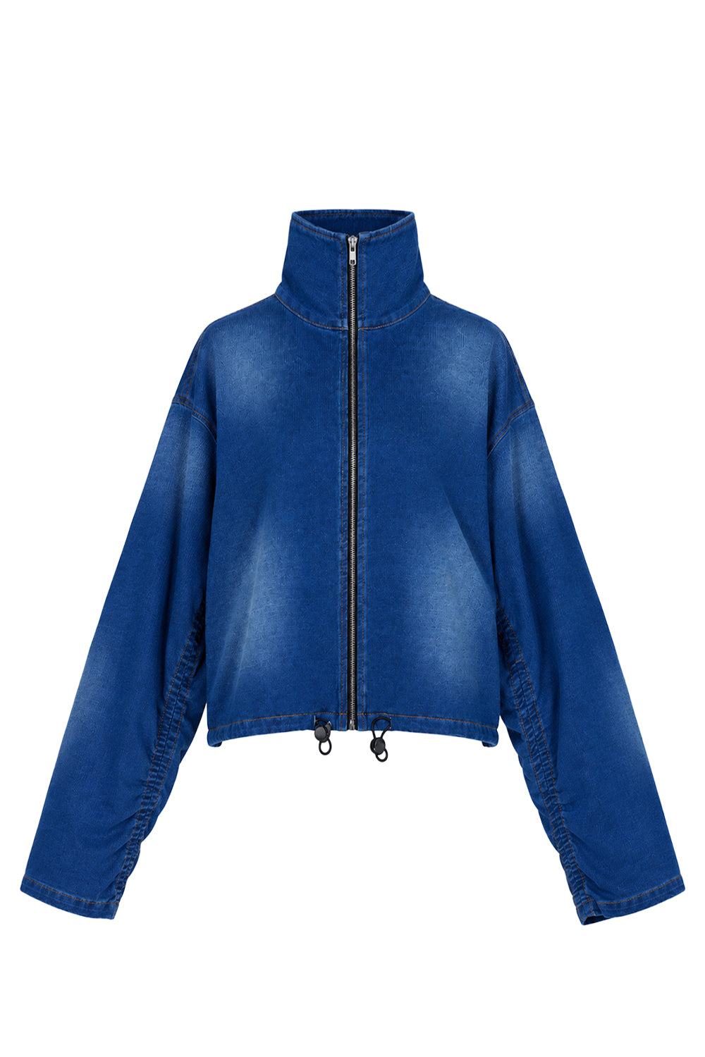 Utility Denim Zip Jacket